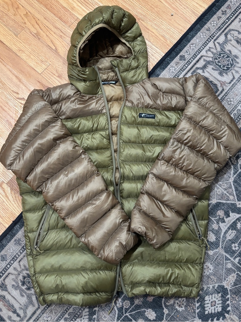 Stone glacier Grumman down hooded jacket - XL